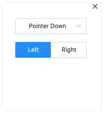 Pointer Down Action