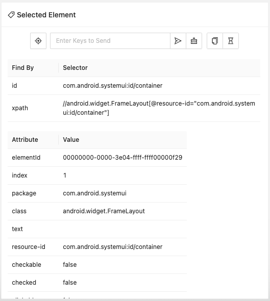 Selected Element