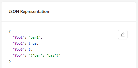 Capability JSON Structure