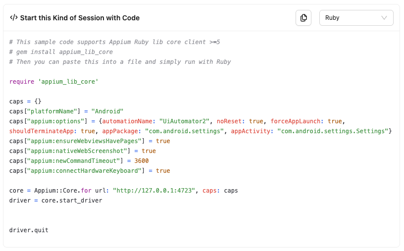 Session Boilerplate