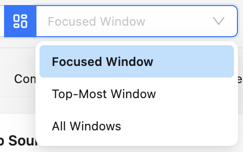 Window Switcher Dropdown