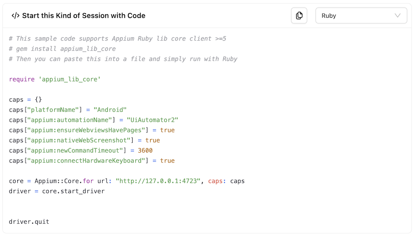 Session Boilerplate